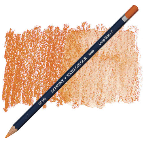 Derwent Watercolour Pencil Orange Chrome Box of 6