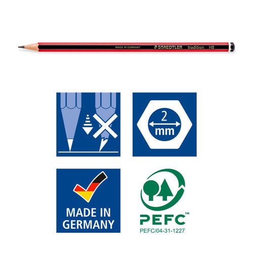 Staedtler Tradition Pencils HB in a Cup of 100 110-HBKP100