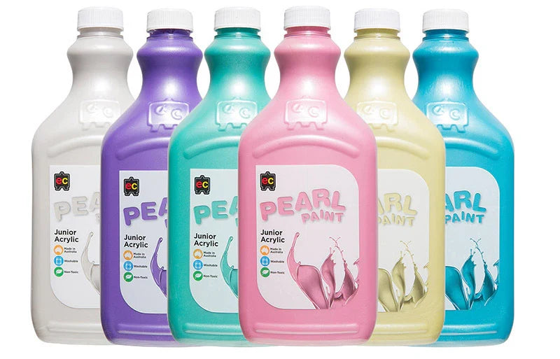 Pearl Liquicryl Pearlescent Paint Set of 6 x 2 Litres-1