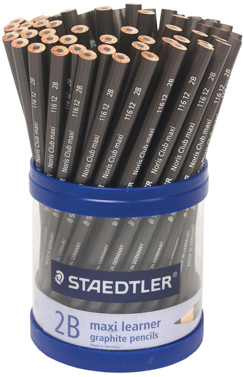 Staedtler Noris Club Maxi Learner Graphite Pencils 2B Cup 70 116 12KP70