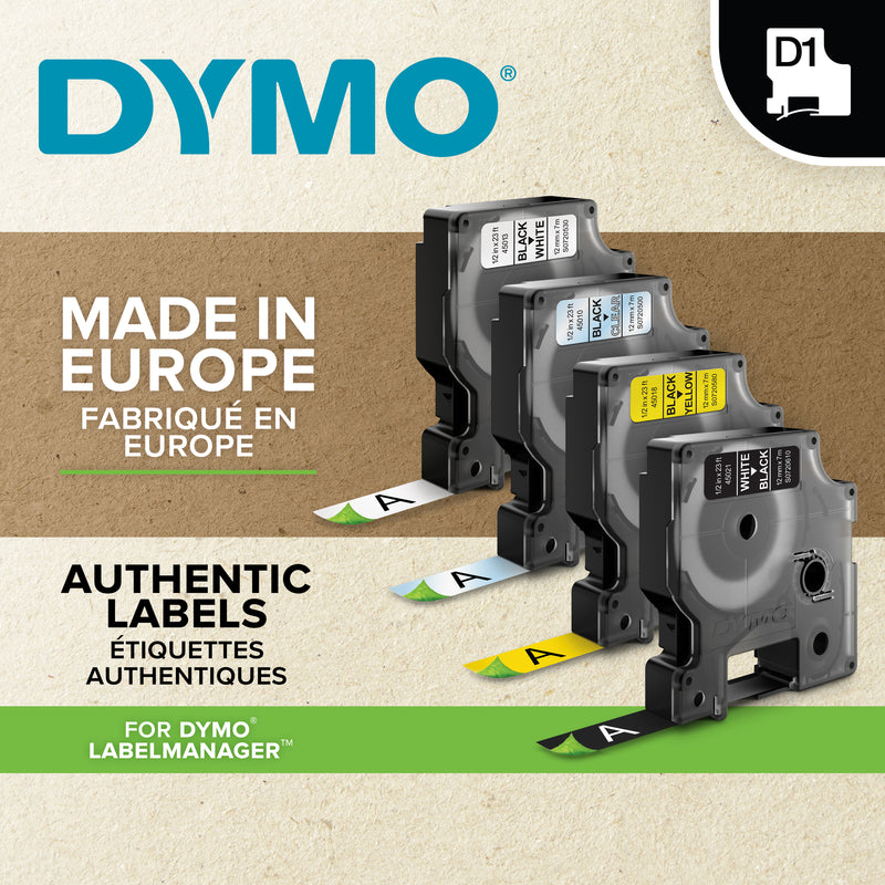Dymo 6mm Black on White - Additional Image 2