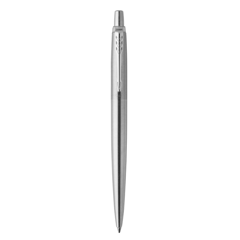 Parker Jotter Ballpoint Pen Stainless Steel and Chrome Trim Medium Tip