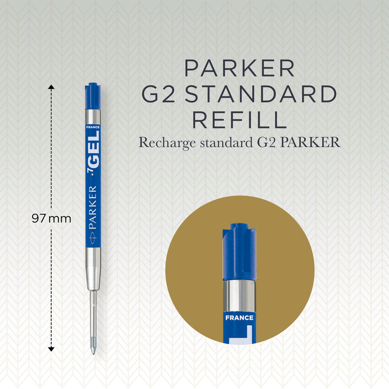 Parker Ballpoint Gel Refill Blue Medium 0.7mm Tip
