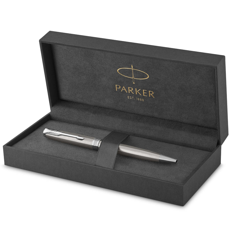 Parker Sonnet Ballpoint Pen Stainless Steel and Palladium Trim Medium Tip