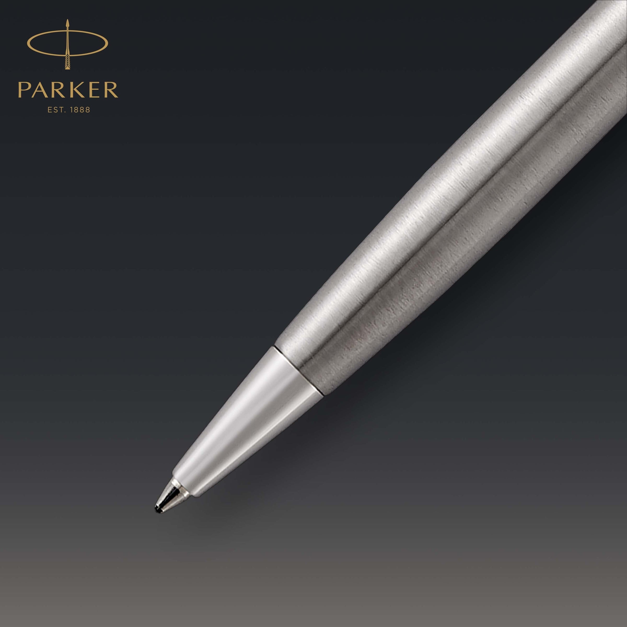 Parker Sonnet Ballpoint Pen Stainless Steel and Palladium Trim Medium Tip