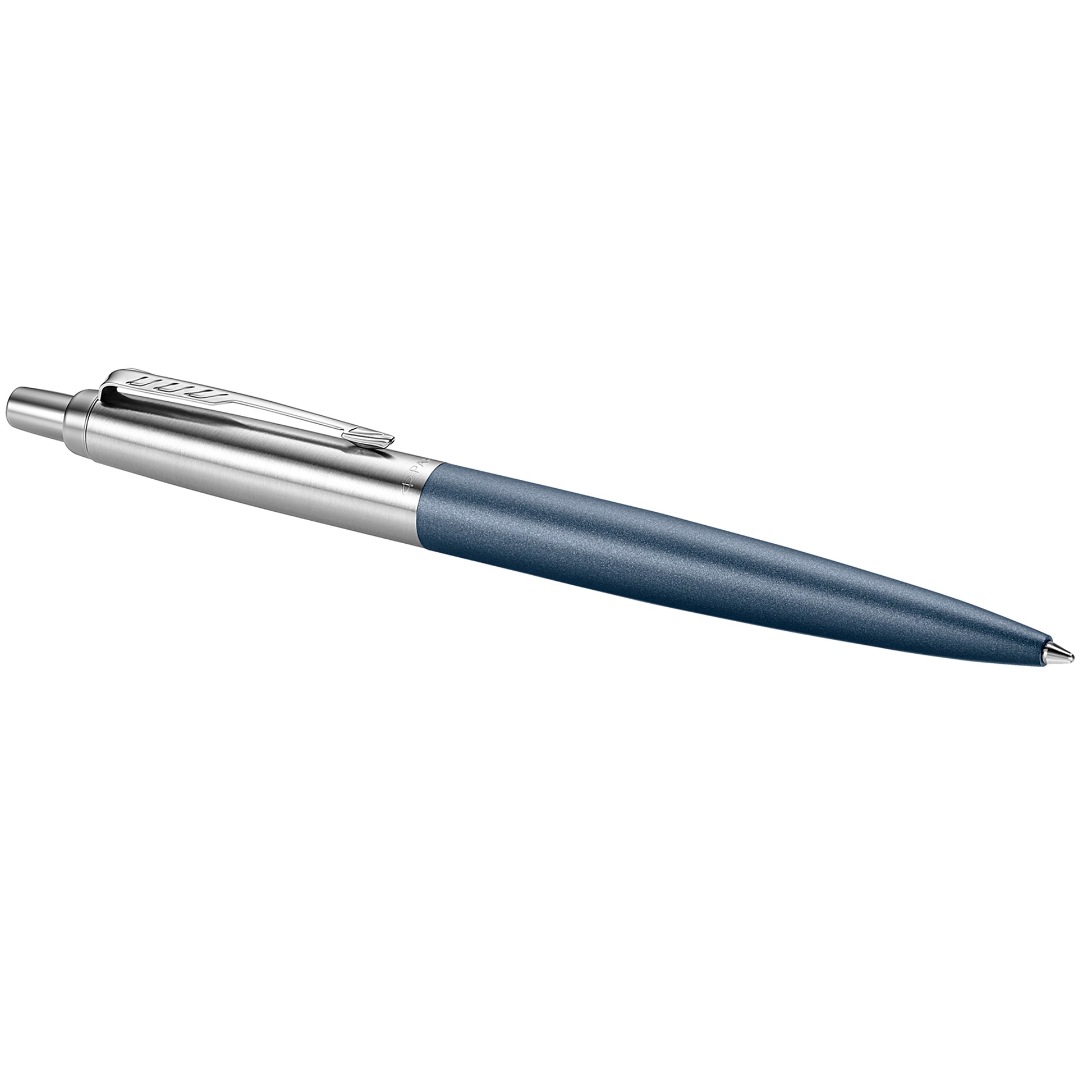 Parker Jotter XL Ballpoint Pen Matte Blue Lacquer and Chrome Trim Medium Tip
