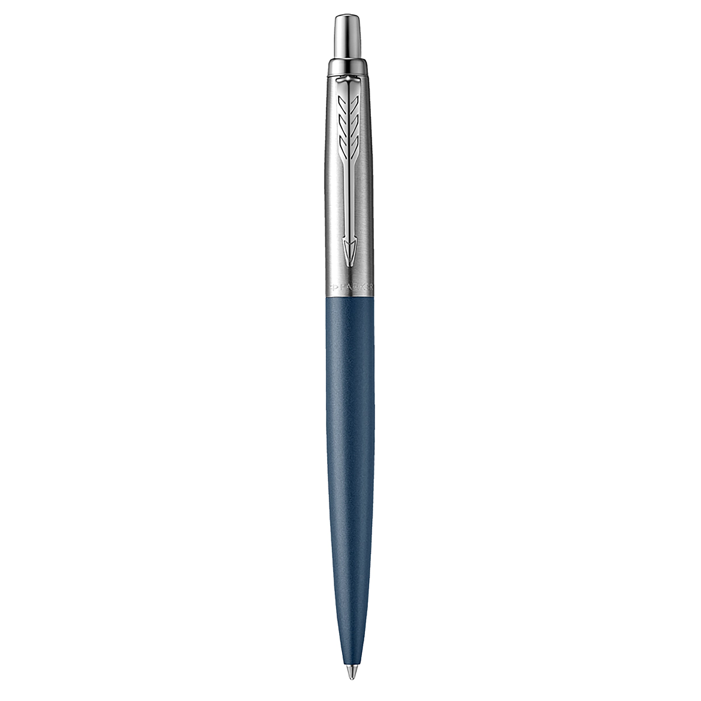 Parker Jotter XL Ballpoint Pen Matte Blue Lacquer and Chrome Trim Medium Tip