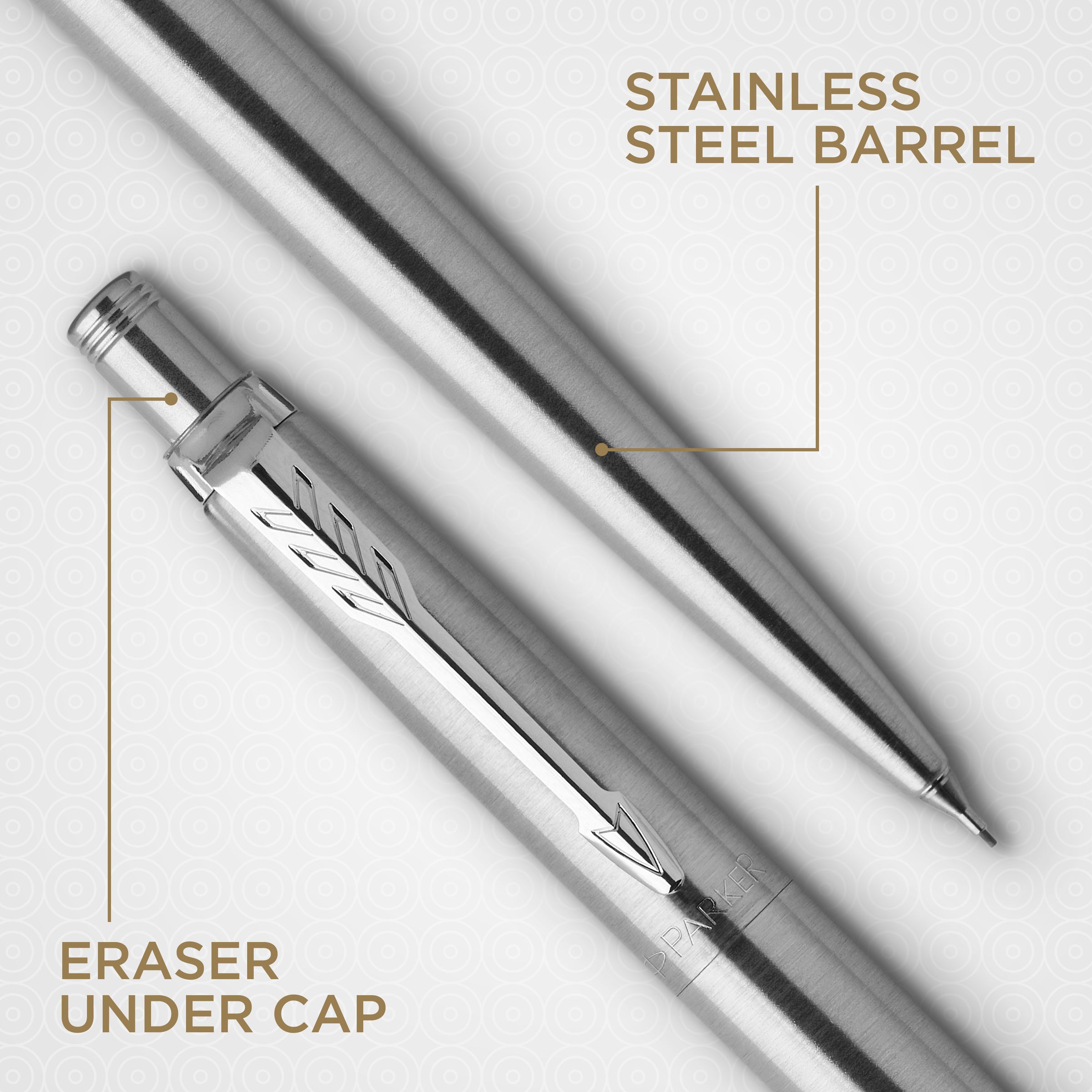 Parker Jotter Stainless Steel Ballpoint Pen and Mechanical Pencil Set