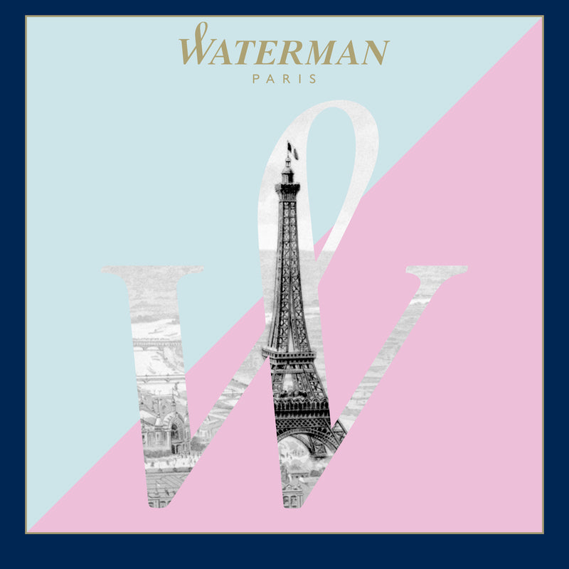 Waterman Allure Chrome Chrome Trim Fountain Pen in Blister Pack