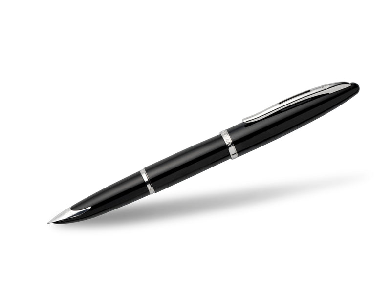 Waterman Carene Black Sea Silver Trim Fountain Pen in Box