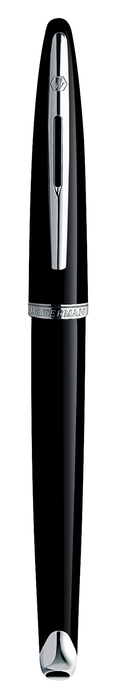Waterman Carene Black Sea Silver Trim Fountain Pen in Box