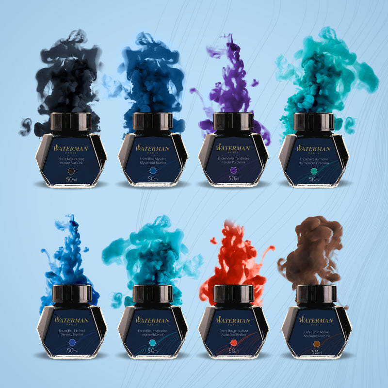 Waterman Ink 50ml Serenity Blue in Box
