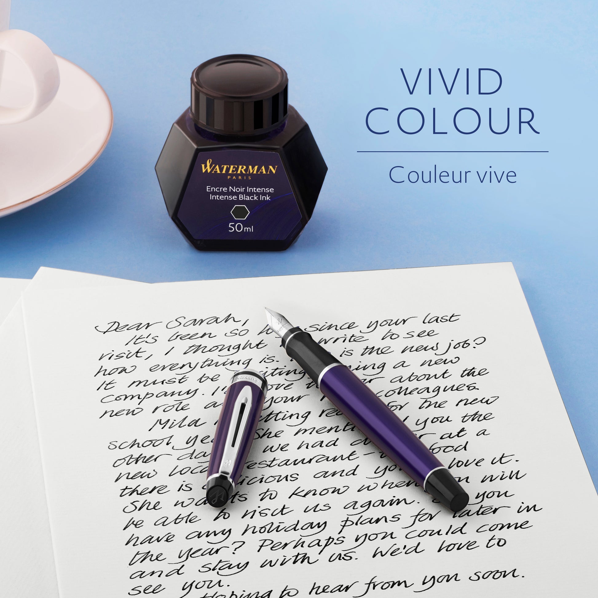 Waterman Ink 50ml Intense Black in Box