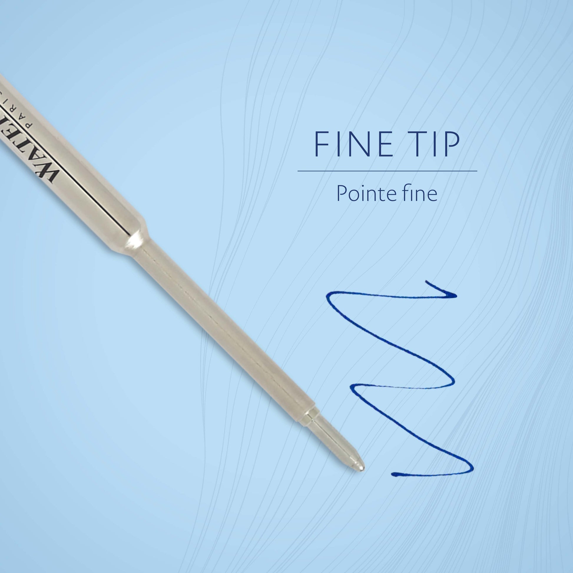 Waterman Ballpoint Refill Fine Blue in Blister Pack