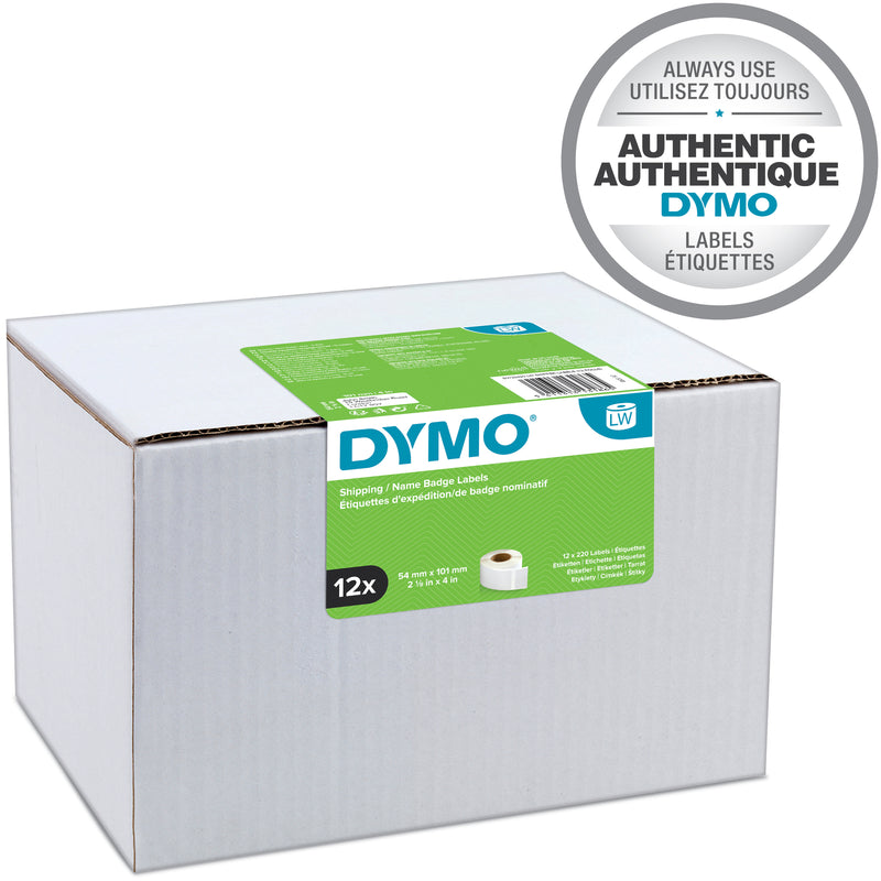 Dymo LabelWriter Shipping Labels 54mm x 101mm, Bulk 12 Count Rolls - detail 11