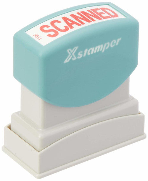 Xstamper Message Stamp Scanned Red
