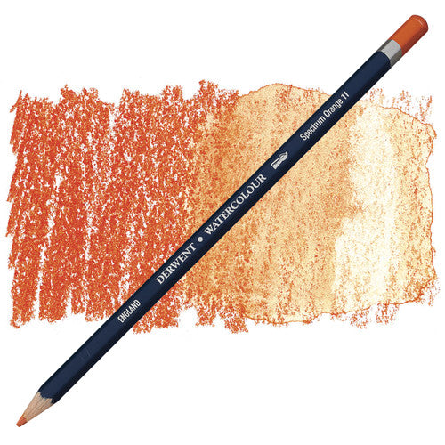 Derwent Watercolour Pencil Spectrum Orange Box of 6