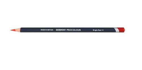 Derwent Procolour Pencil Bright Red Box of 6