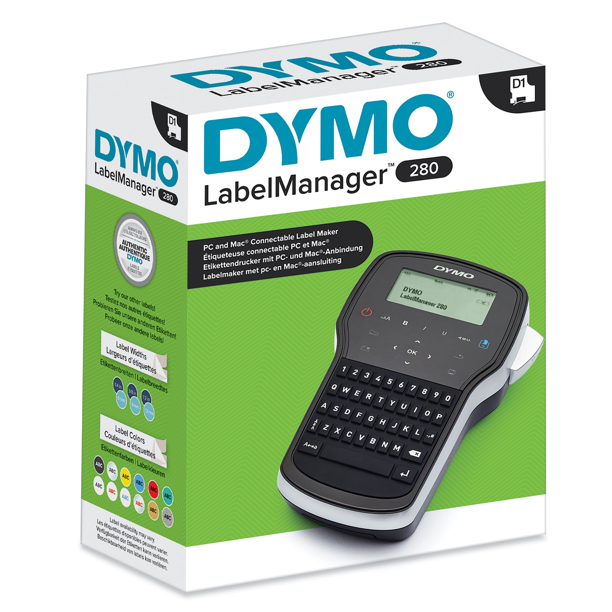 Dymo LabelManager 280P Portable Label Maker - 3D view