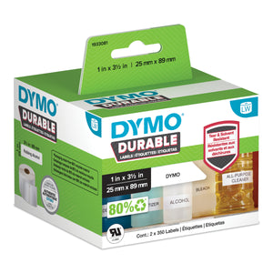 Dymo LW Durable Labels, 25mm x 89mm, 700 Count - 3D view
