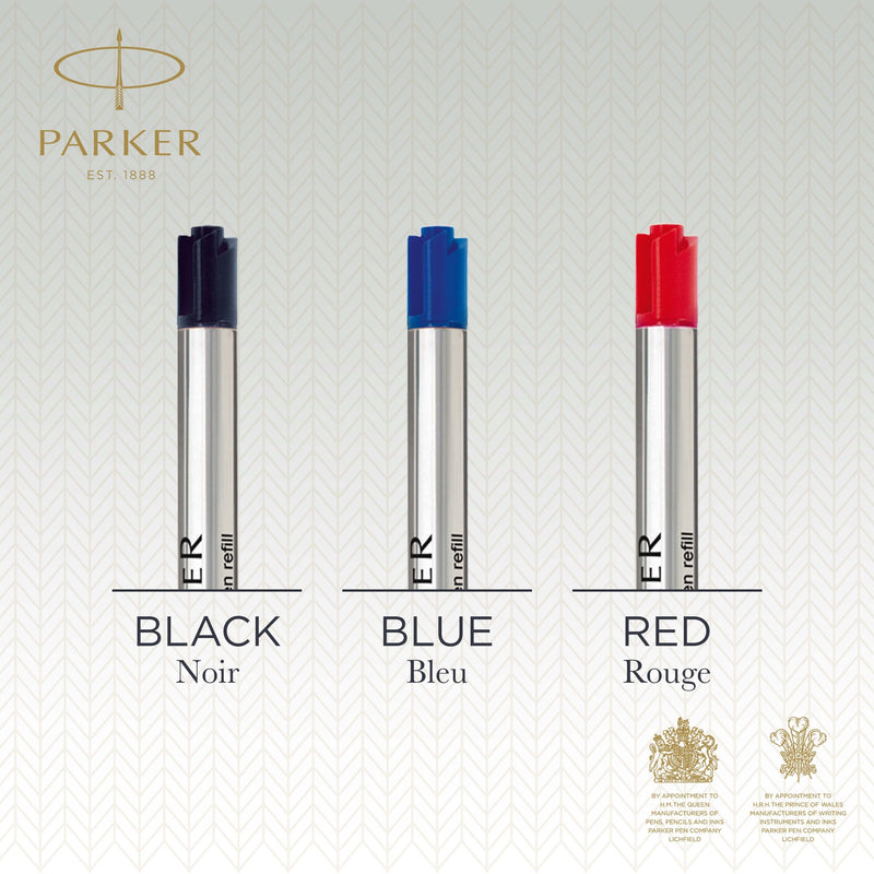 Parker Ballpoint Refill Black Broad Blister