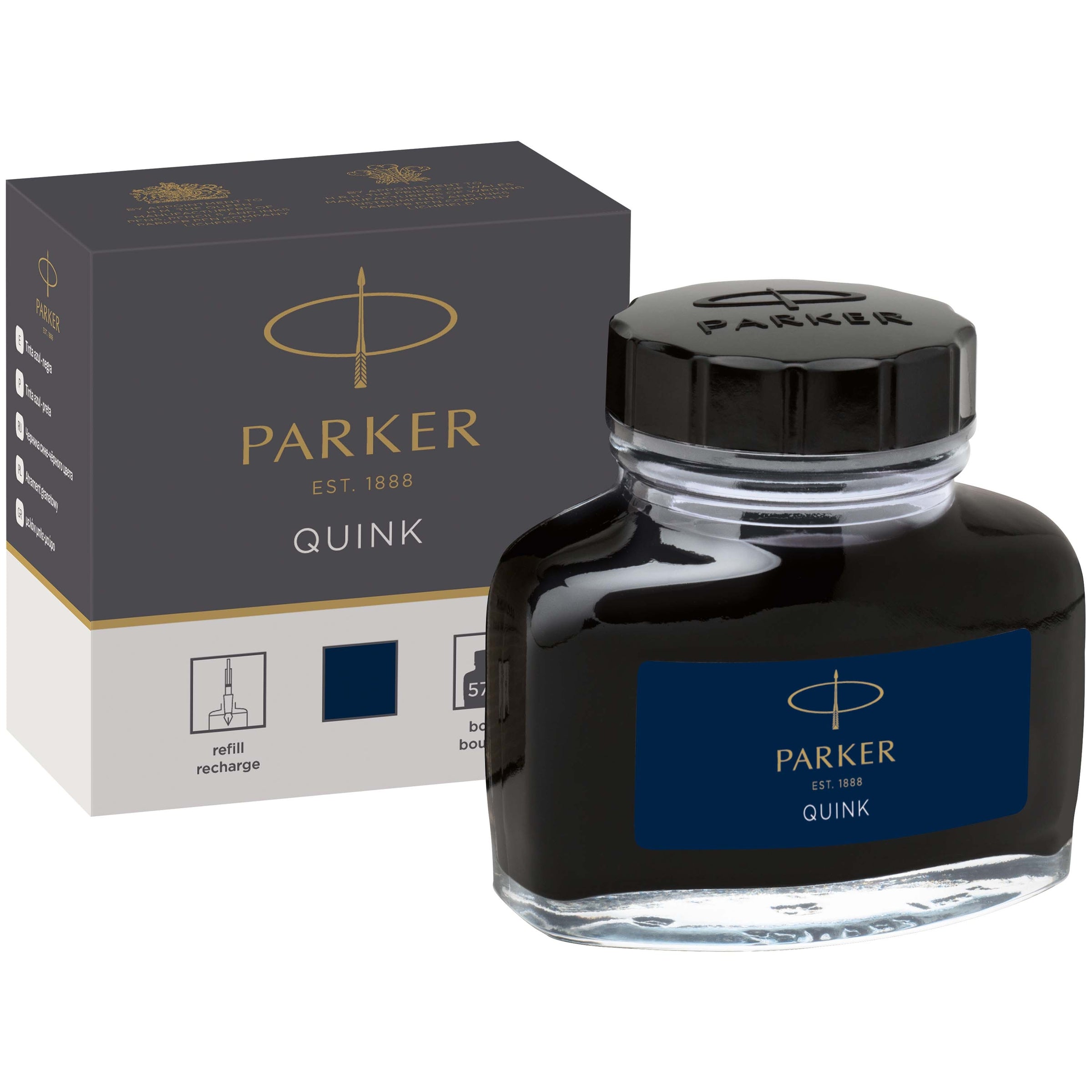 Parker Blue Black Ink Bottle 50ml