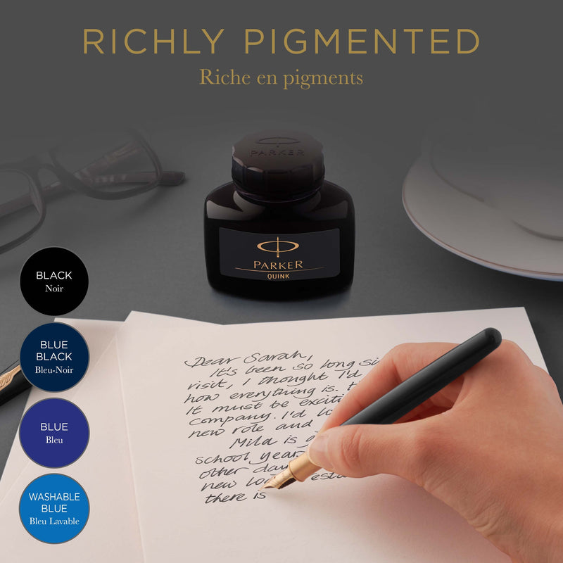 Parker Blue Black Ink Bottle 50ml