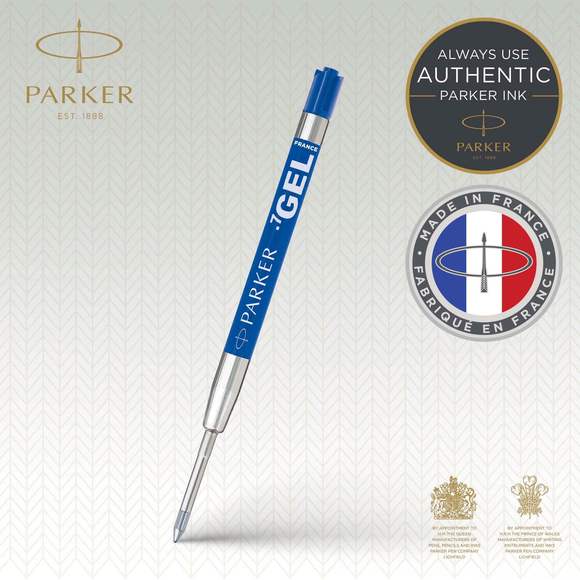 Parker Ballpoint Gel Refill Blue Medium 0.7mm Tip