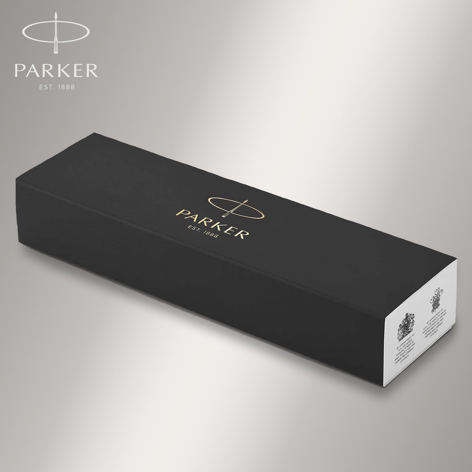 Parker IM Achromatic Fountain Pen Matte Black Lacquer Black Trim Medium Nib