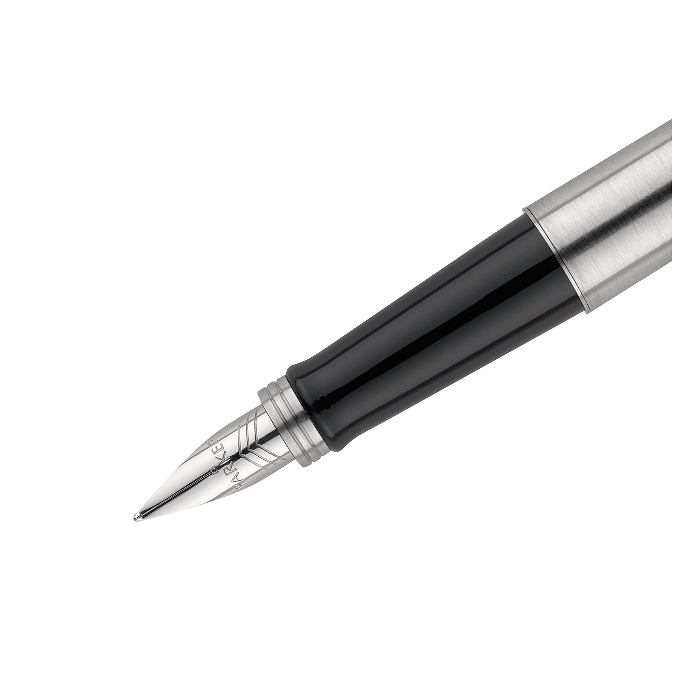 Parker Jotter Fountain Pen Stainless Steel and Chrome Trim Medium Nib