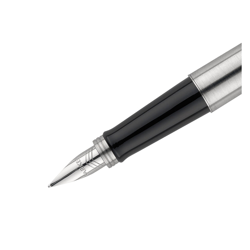 Parker Jotter Fountain Pen Stainless Steel and Chrome Trim Medium Nib