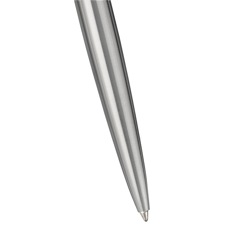 Parker Jotter XL Monochrome Ballpoint Pen Stainless Steel Grey Trim Medium Tip