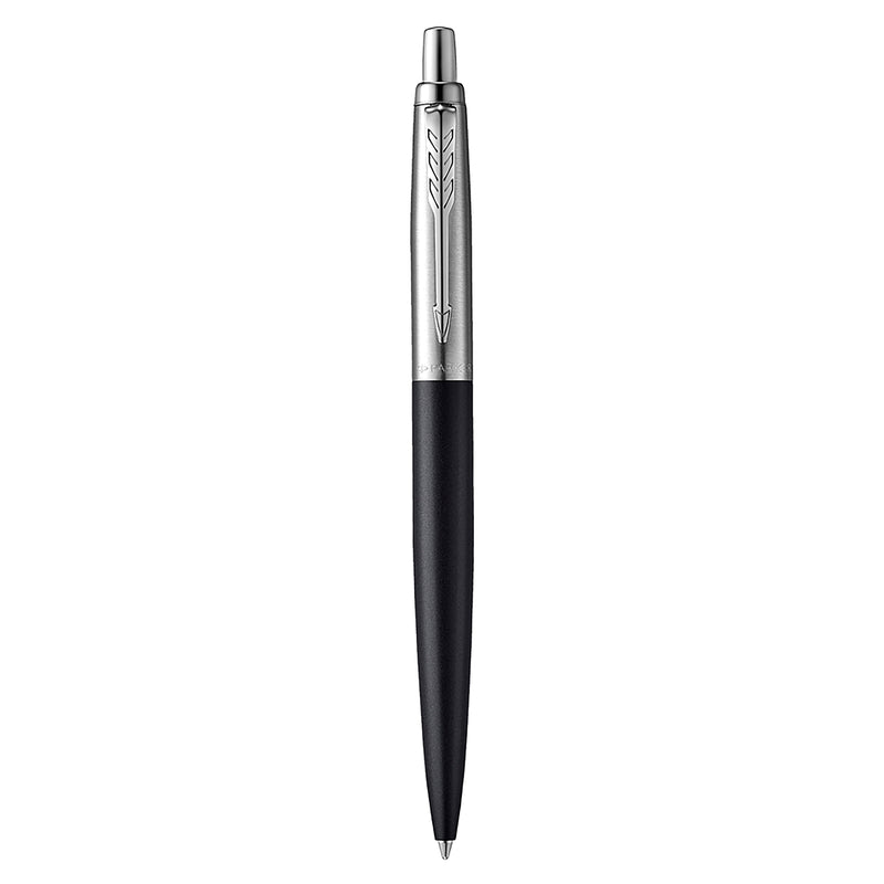 Parker Jotter XL Ballpoint Pen Matte Black Lacquer and Chrome Trim Medium Tip
