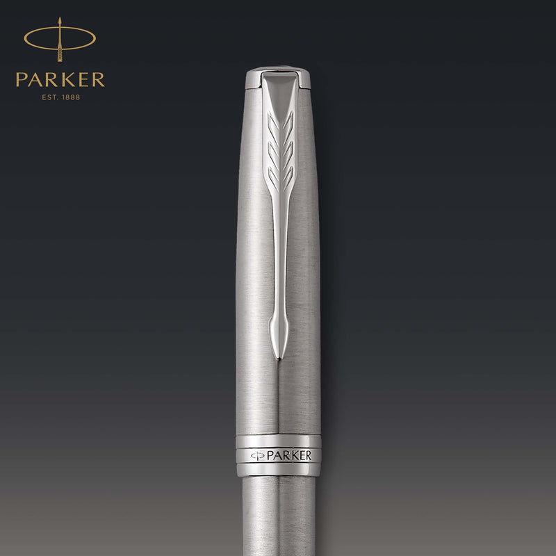 Parker Sonnet Rollerball Pen Stainless Steel and Palladium Trim Fine Tip