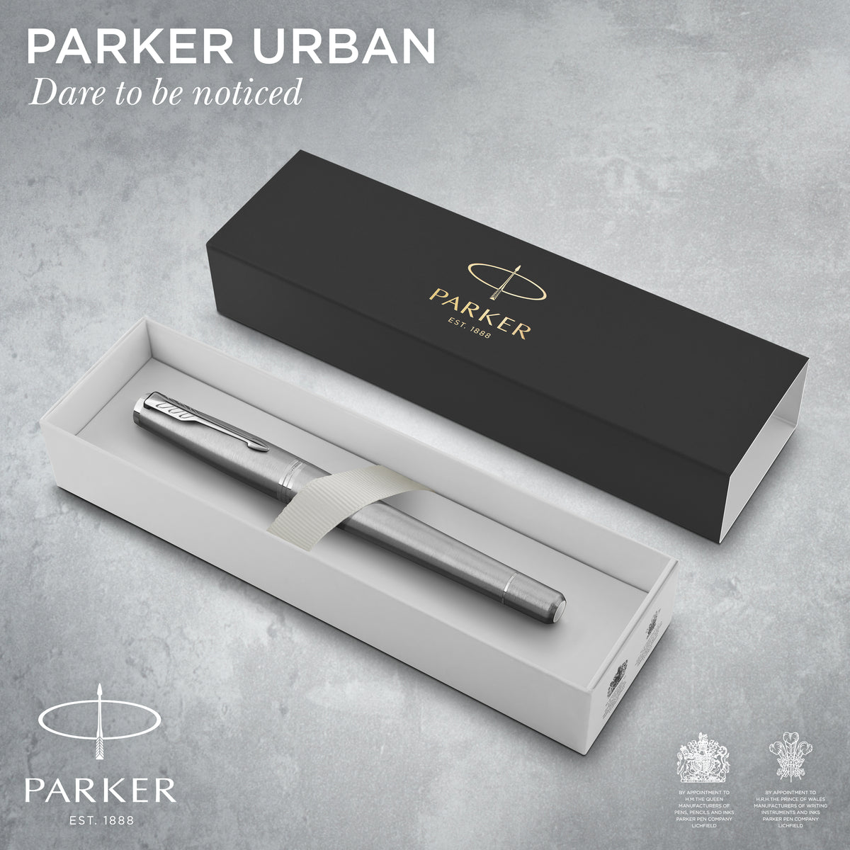 Parker Urban Fountain Pen Metro Metallic Chrome Trim Medium Nib