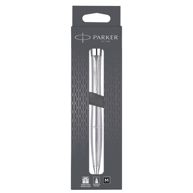 Parker Urban Twist Ballpoint Pen Metro Metallic Chrome Trim Medium Tip