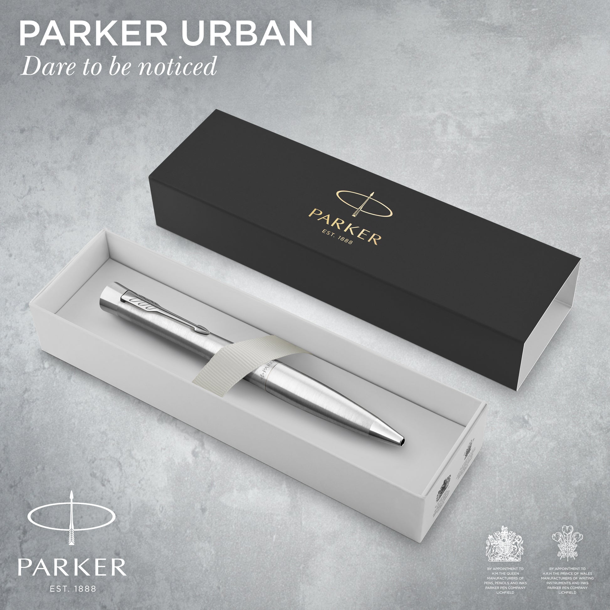 Parker Urban Twist Ballpoint Pen Metro Metallic and Chrome Trim Medium Tip