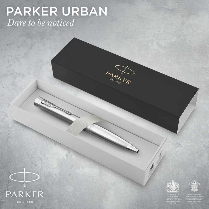 Parker Urban Twist Ballpoint Pen Metro Metallic and Chrome Trim Medium Tip