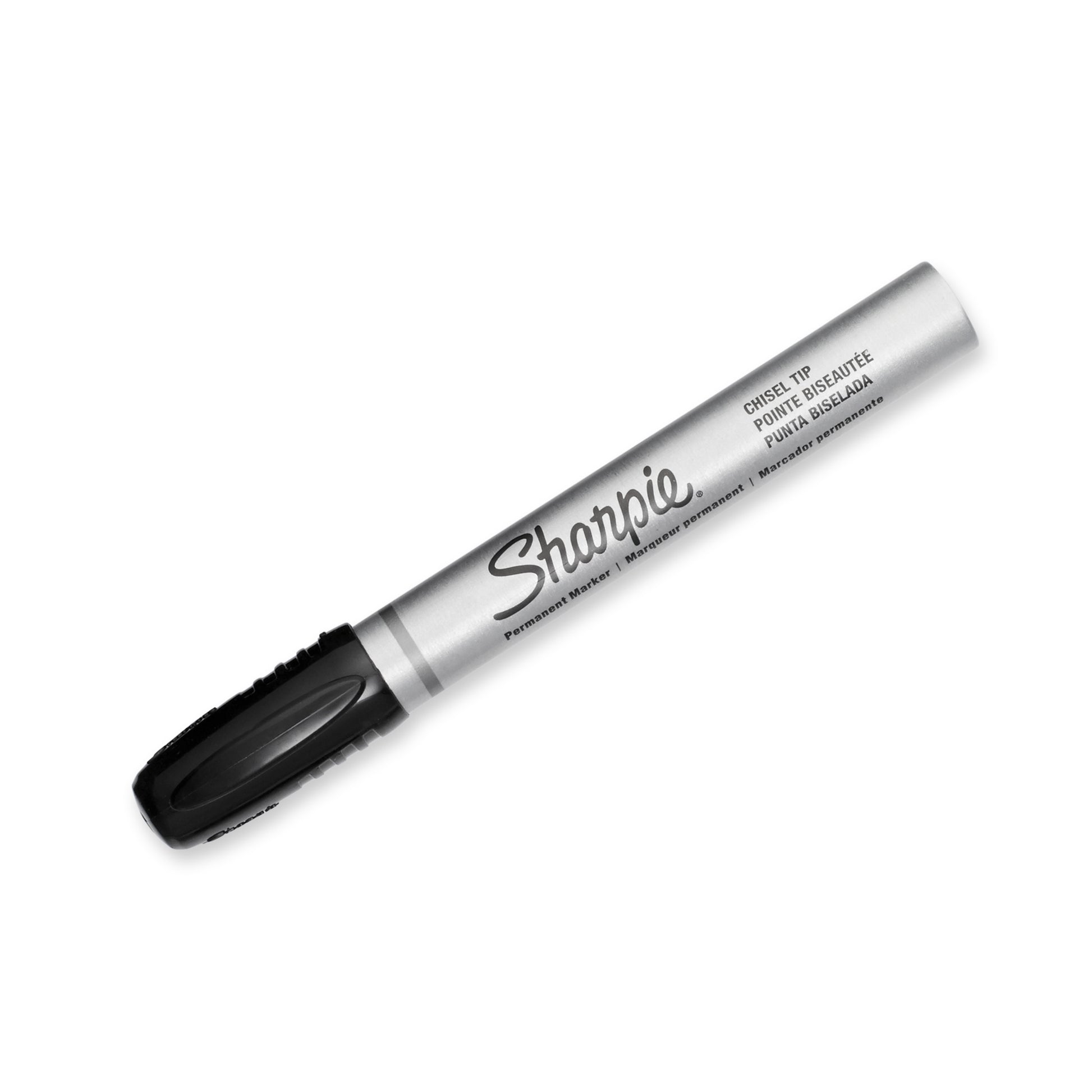 Sharpie Metal Permanent Marker Chisel Tip Black - Box of 12 - detail 7