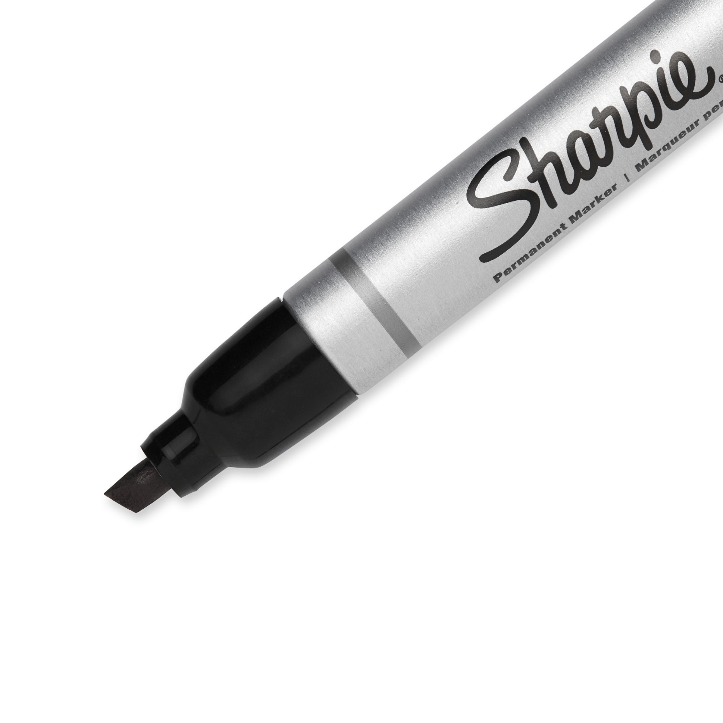 Sharpie Metal Permanent Marker Chisel Tip Black - Box of 12 - detail 8