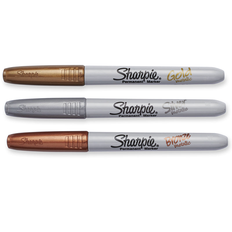 Sharpie Metallic Fine Point Permanent Markers Assorted - Pack of 3 - detail 7