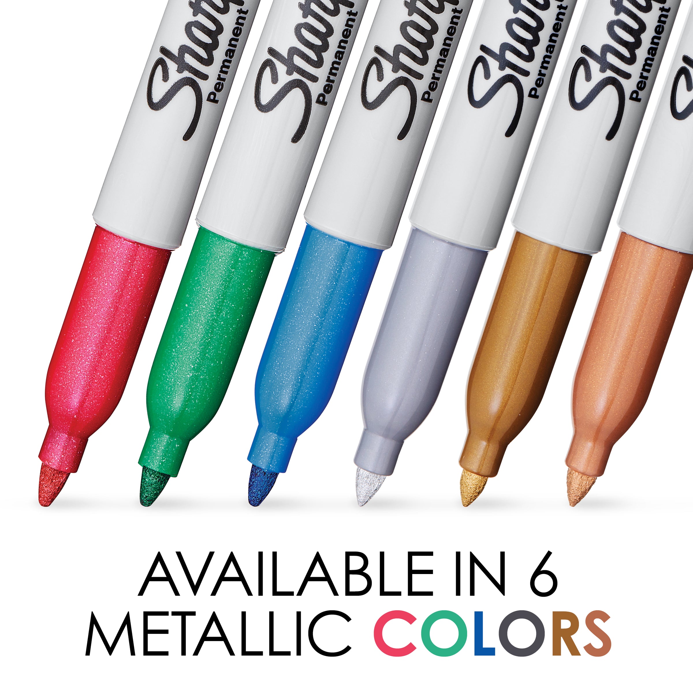 Sharpie Metallic Fine Point Permanent Markers Assorted - Pack of 3 - detail 11