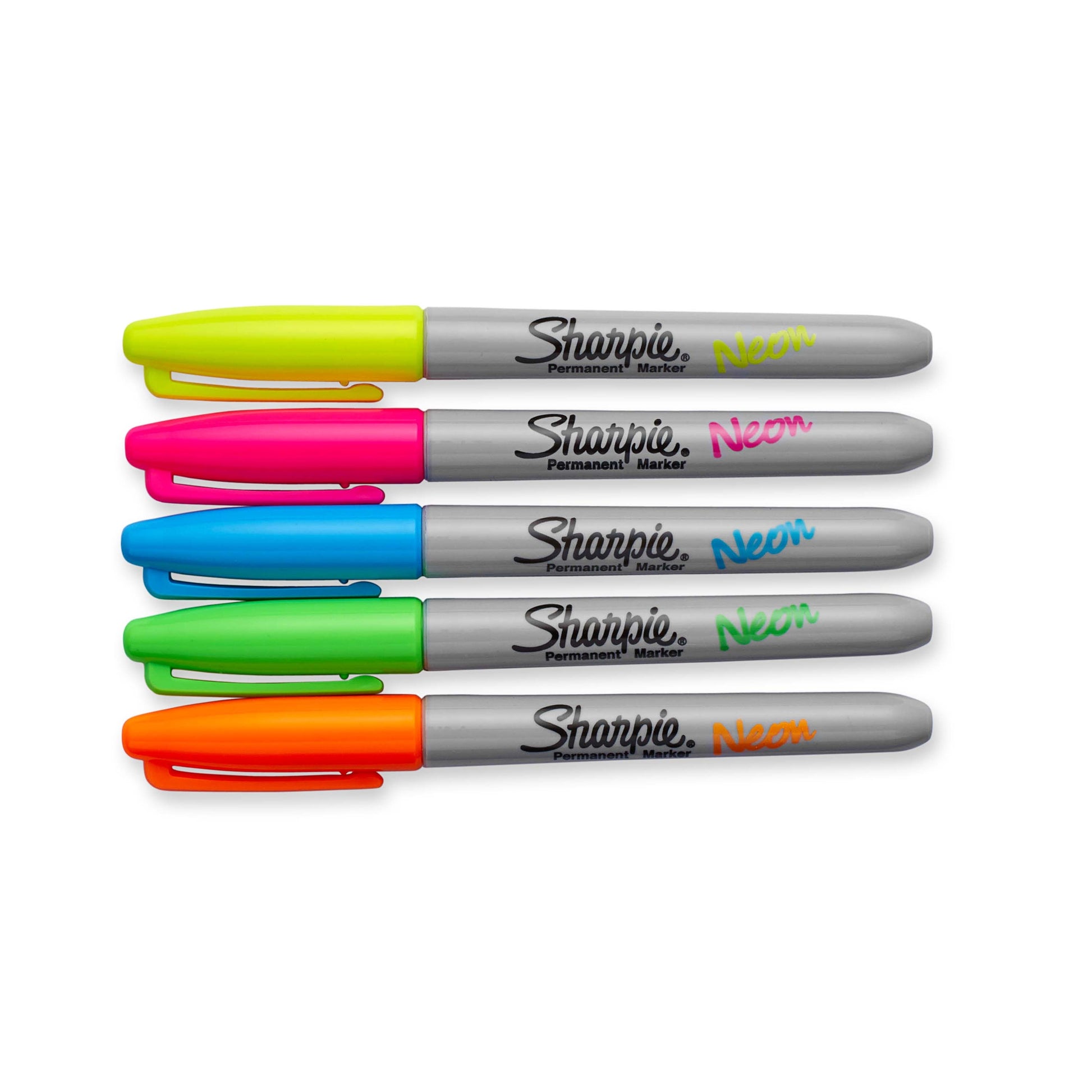 Sharpie Neon Fine Point Permanent Marker Assorted - Pack of 5 - detail 7