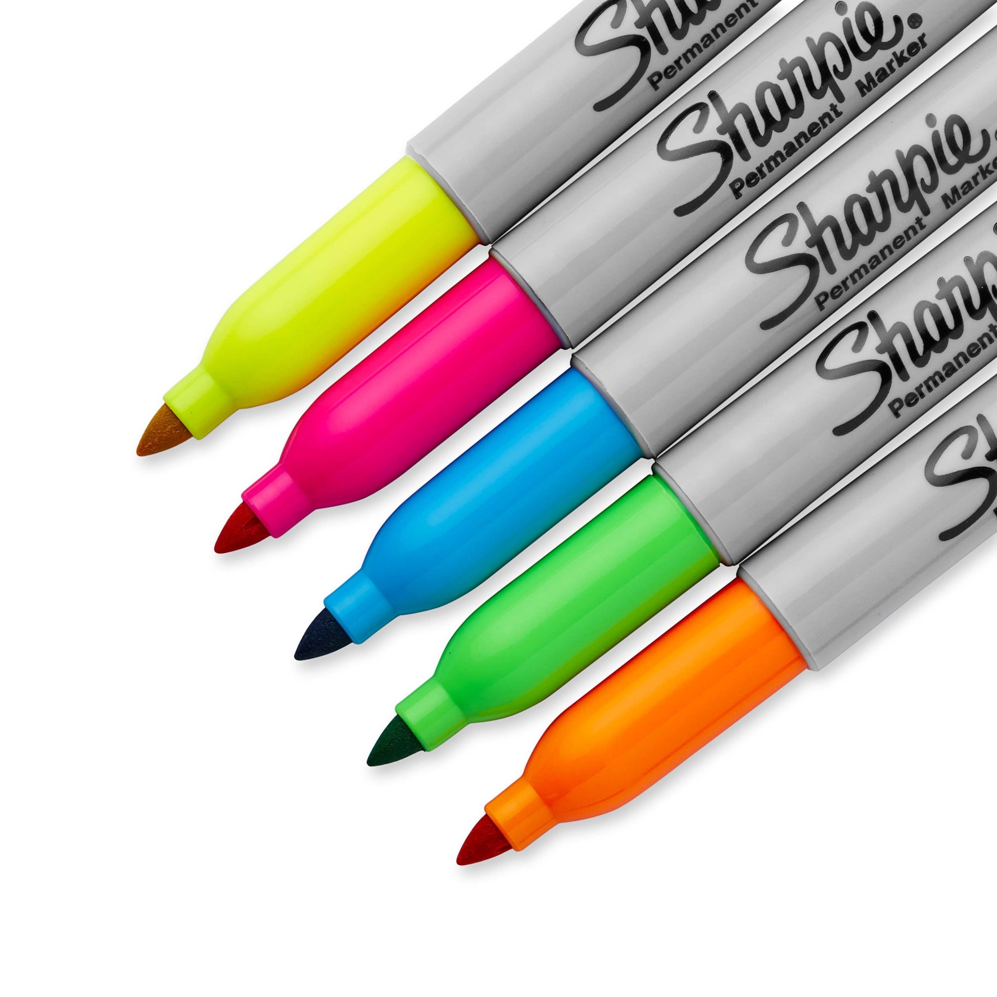 Sharpie Neon Fine Point Permanent Marker Assorted - Pack of 5 - detail 8