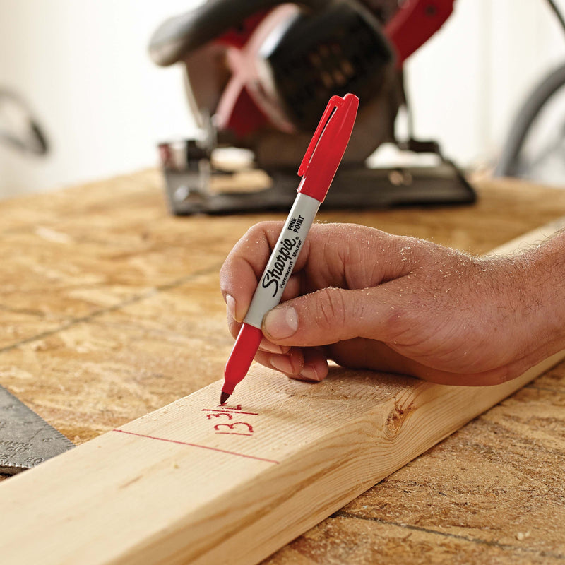 Sharpie Fine Point Permanent Marker Red - Box of 12 - detail 9