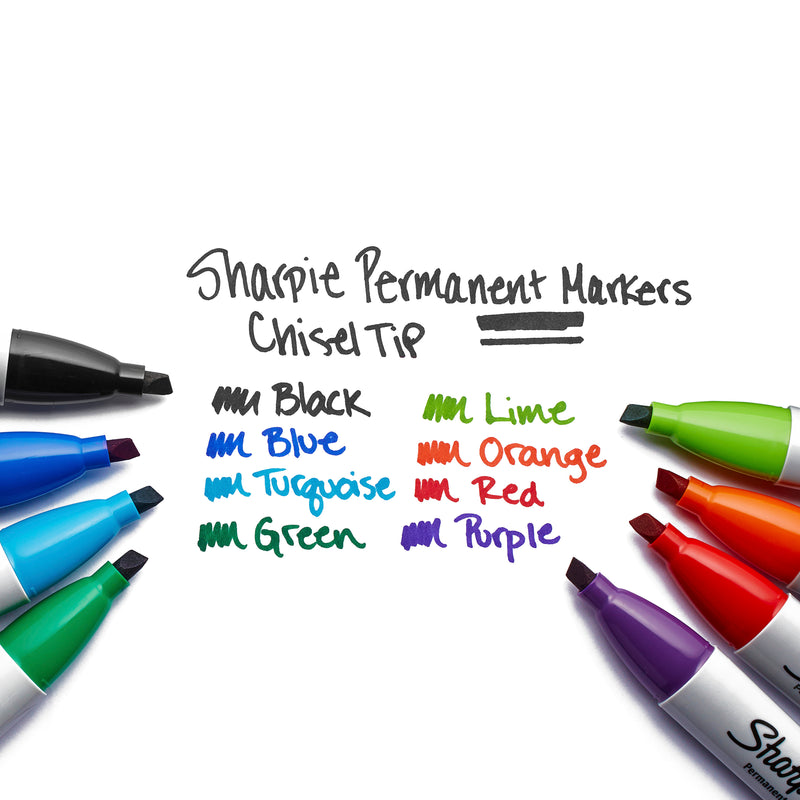 Sharpie Chisel Tip Permanent Marker Black - Box of 12 - detail 23