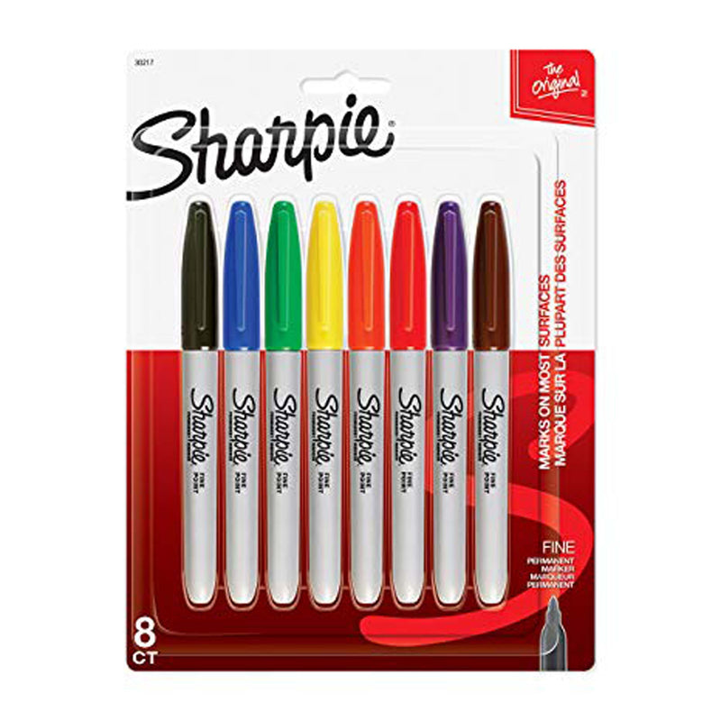 Sharpie Fine Point Permanent Marker Fashion Assorted - Pack of 8 - product image