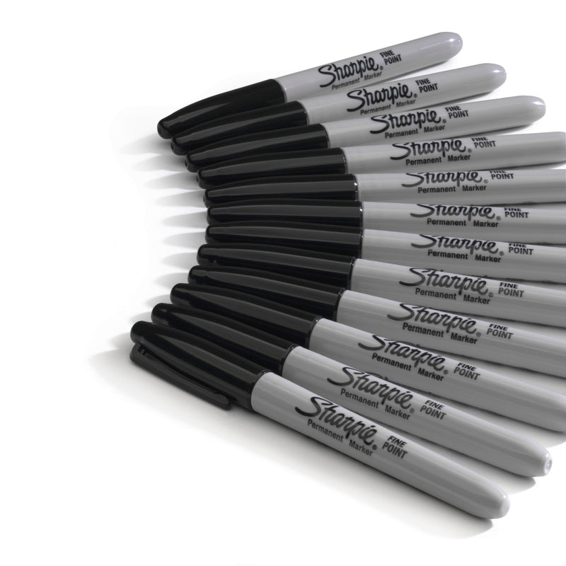 Sharpie Fine Point Permanent Marker Black - Box of 12 - detail 10