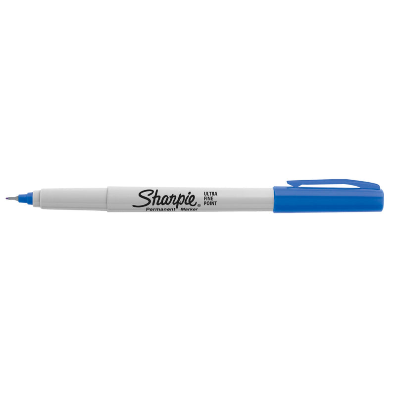 Sharpie Ultra Fine Point Permanent Marker Blue - Box of 12 - detail 7