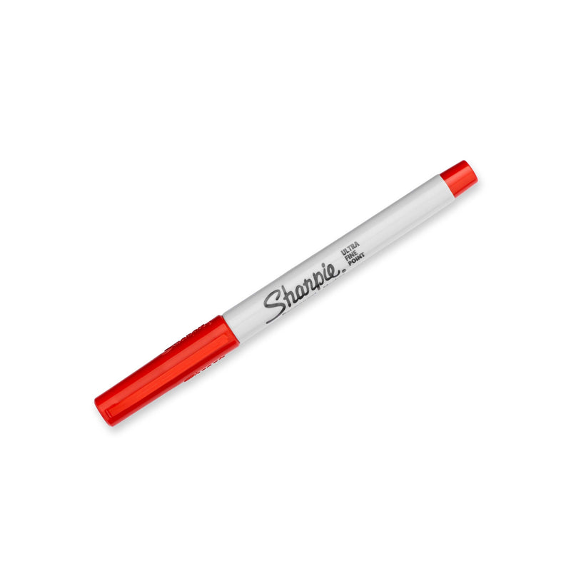 Sharpie Ultra Fine Point Permanent Markers Red - Box of 12 - detail 7